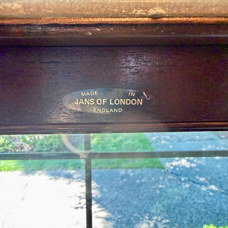 Jans of London Campaign Style Display Vitrines - PAIR