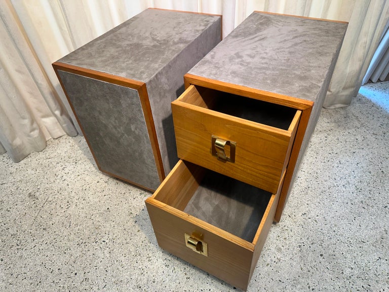 1960's Oak and Leather Clad "Karpen of California" Desk Suite (3 pieces)